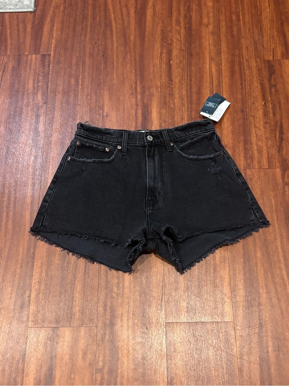 Abercrombie & Fitch Curve Love Mom Shorts